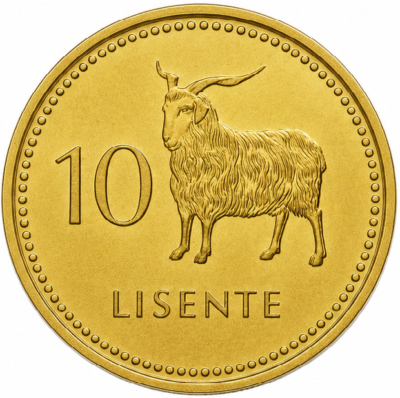 Lesotho / 10 Lisente