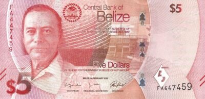 Belize / 5 Dollars